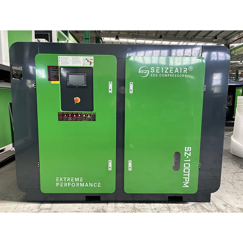 380V ইন্ডাস্ট্রিয়াল পিএম ভিএসডি টু-স্টেজ স্ক্রু এয়ার কম্প্রেসার